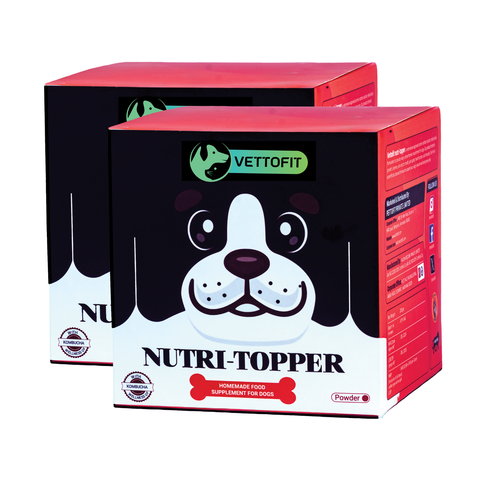 Vettofit Nutri Topper – Complete Dog Wellness Food Topper | Boosts Gut, Coat, Immunity & Joint Health - VETTOFIT