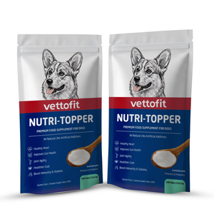 Vettofit Nutri-Topper Pack of 2 (100 g x 2) | Daily Nutrition Topper for Dogs | Helps Picky Eaters Eat Better | Skin & Coat, Gut, Joint, Heart & Immunity Support