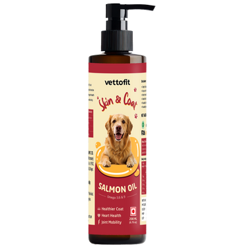 Vettofit Wild-Caught Alaskan Salmon Oil for Dogs | Skin & Coat - 200 ml